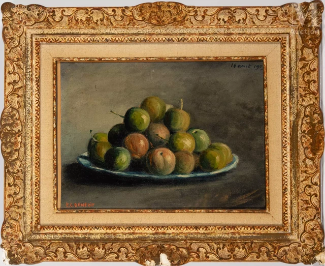 Nature morte aux reines-claudes, 1909, d'Emmanuel Charles Bénézit